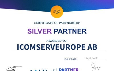 Kvalitet bekräftad – iComServ är nu Silver Partner till Mitel